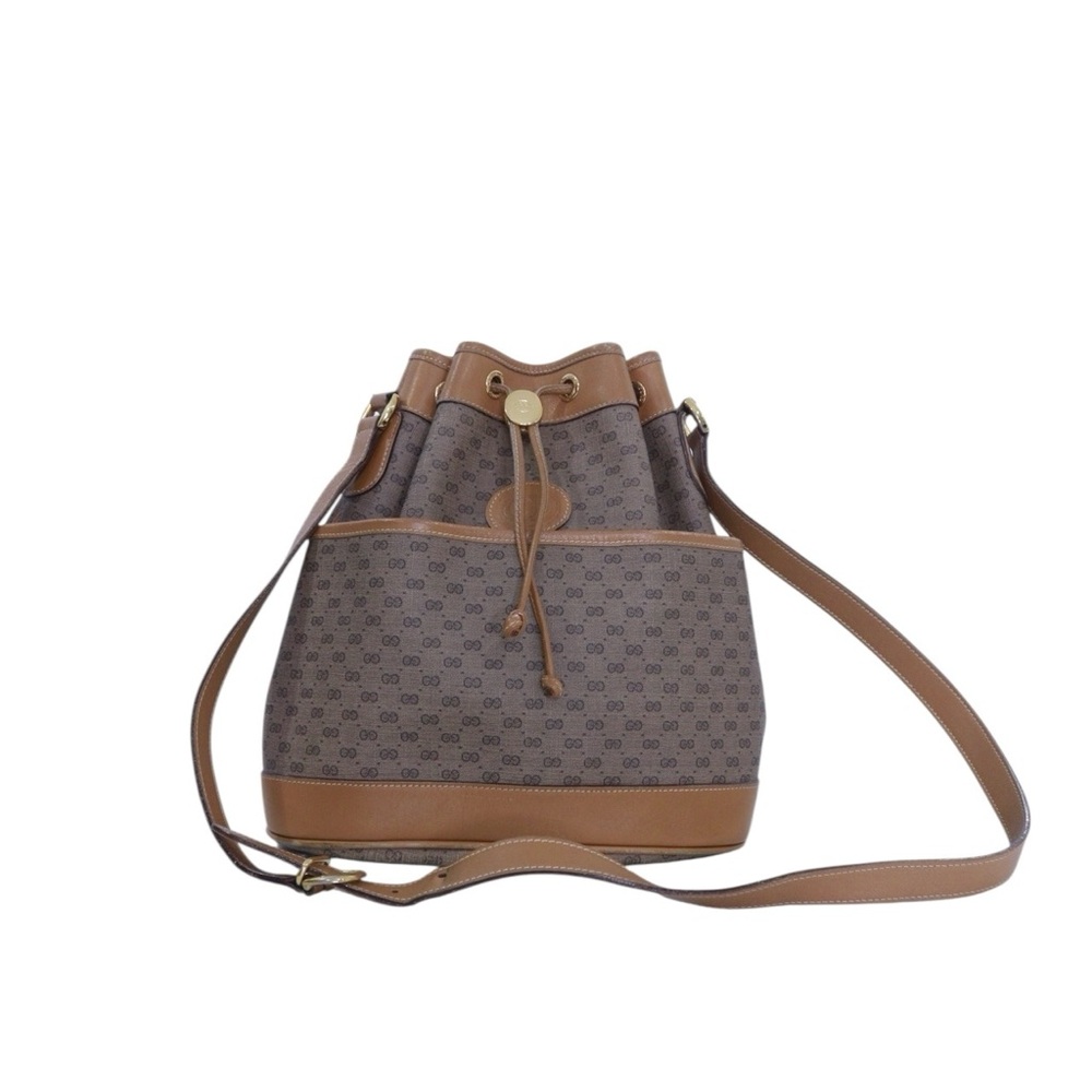 PRE-OWNED GUCCI COATED CANVAS BUCKET BAG – Y6W61Q11102